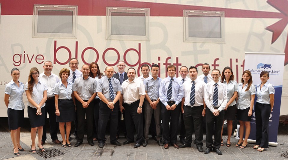 Calamatta Cuschieri Blood donation campaign 2012